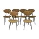 Lot de 6 chaises des année 70