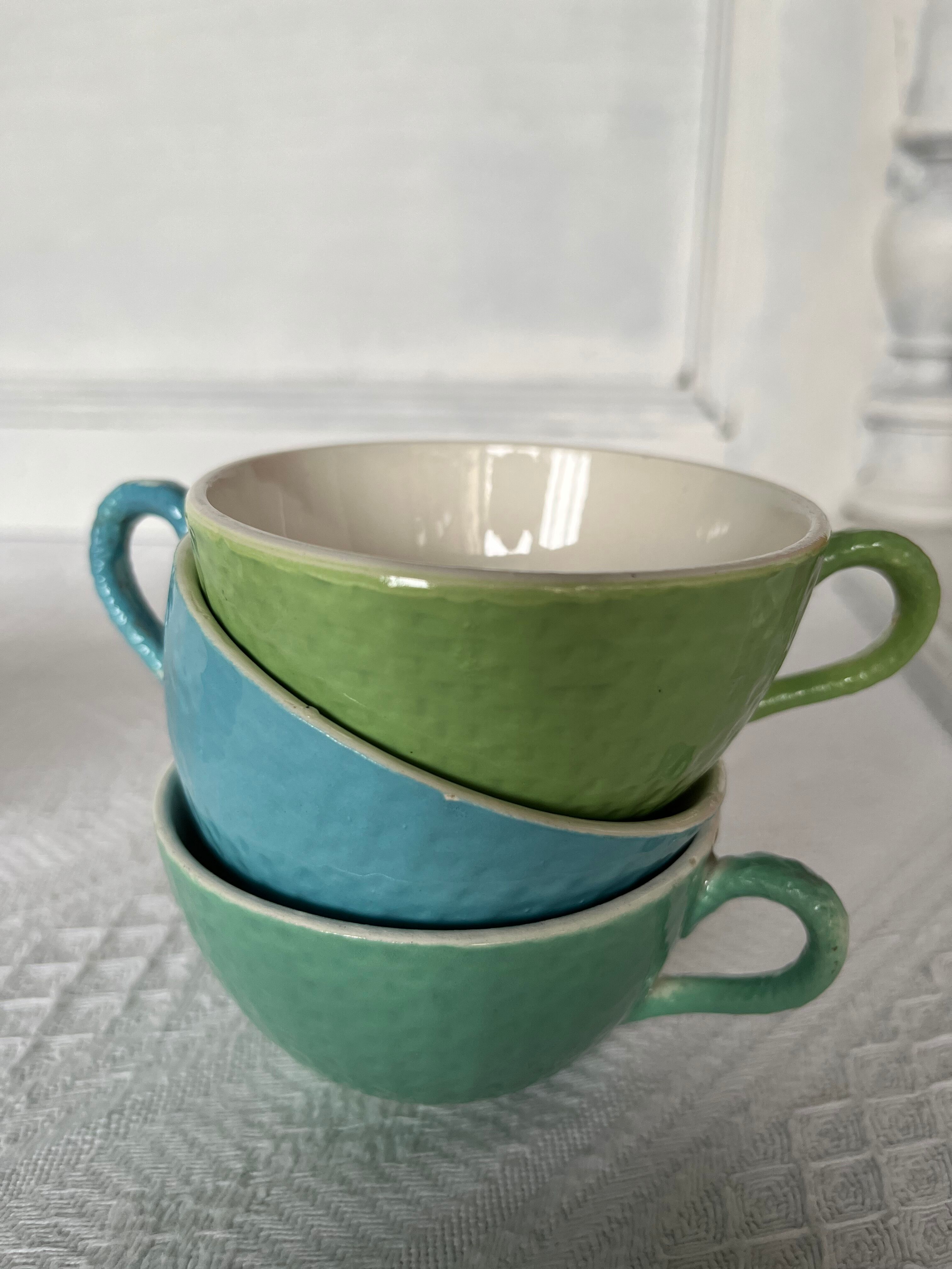 Series of 6 cups Digoin