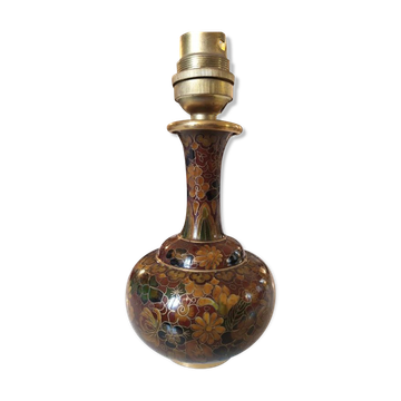 Cloisonné enamel lamp
