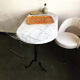 Oval bistro table
