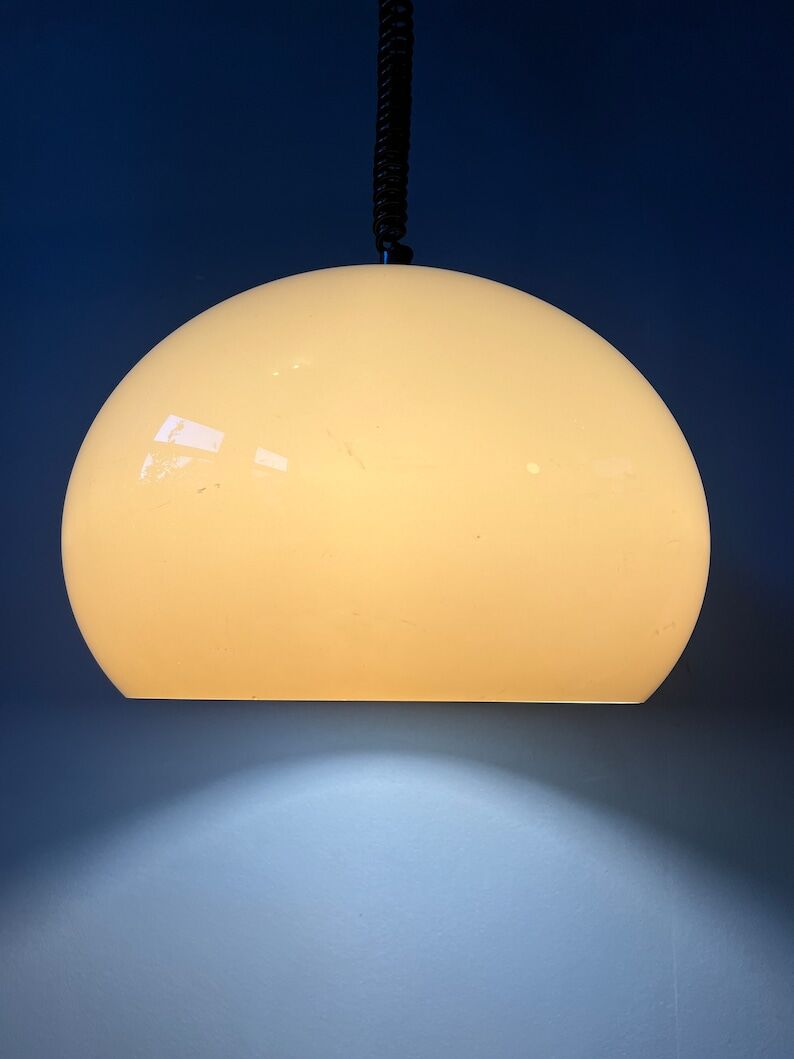 Space age mushroom suspension lamp by Dijkstra