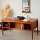 Bureau danois en teck vintage – Domino Møbler (années 60)