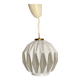 Suspension globe moderniste vintage 1950 style bauhaus