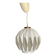 Suspension globe moderniste vintage 1950 style bauhaus