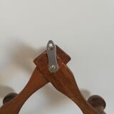 Vintage accordion coat rack