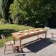 Grande table de ferme en chêne massif