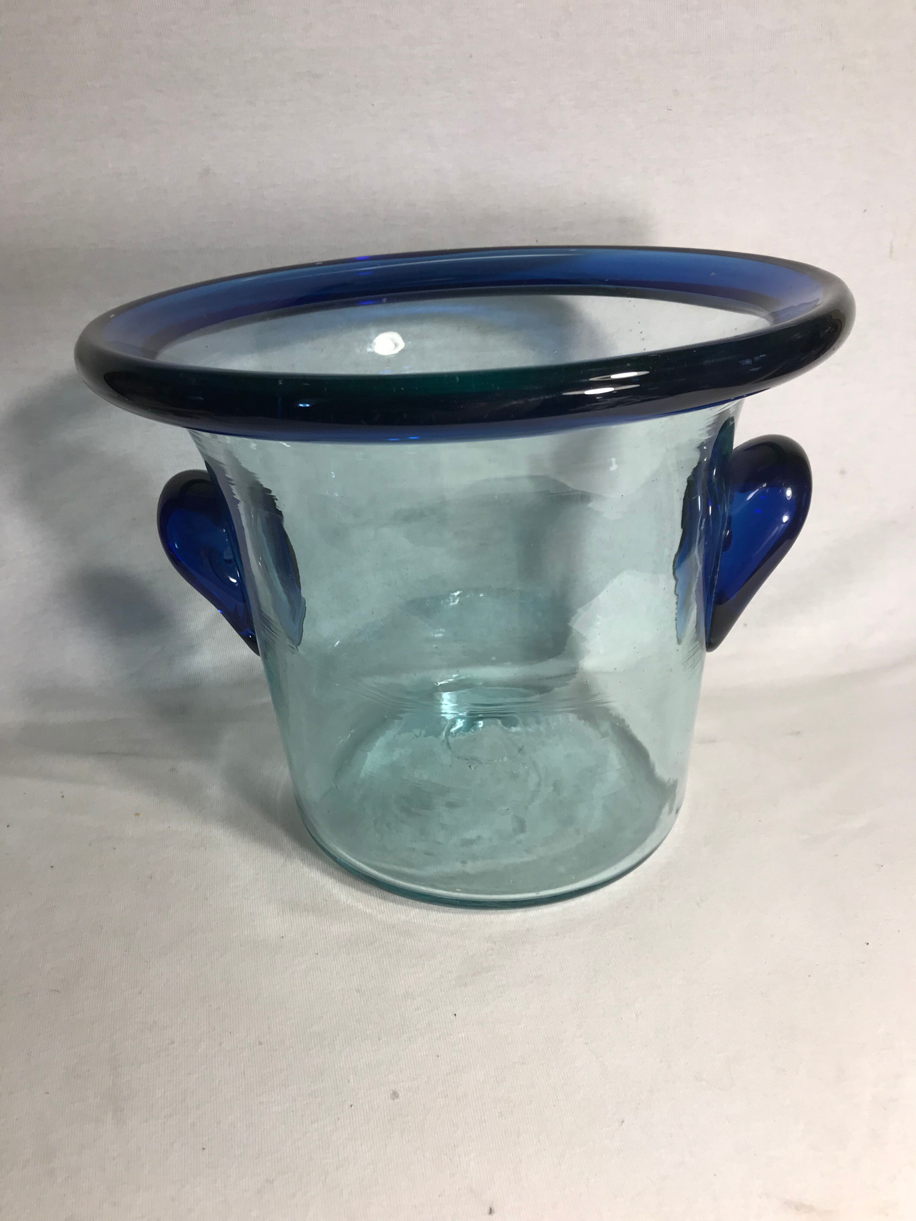 Old glass champagne seal