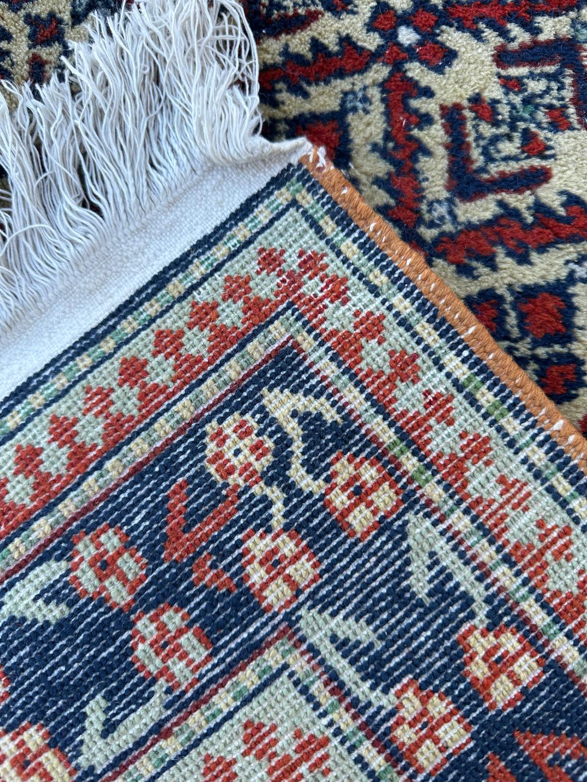 Handmade oriental hallway rug 3m x 1m