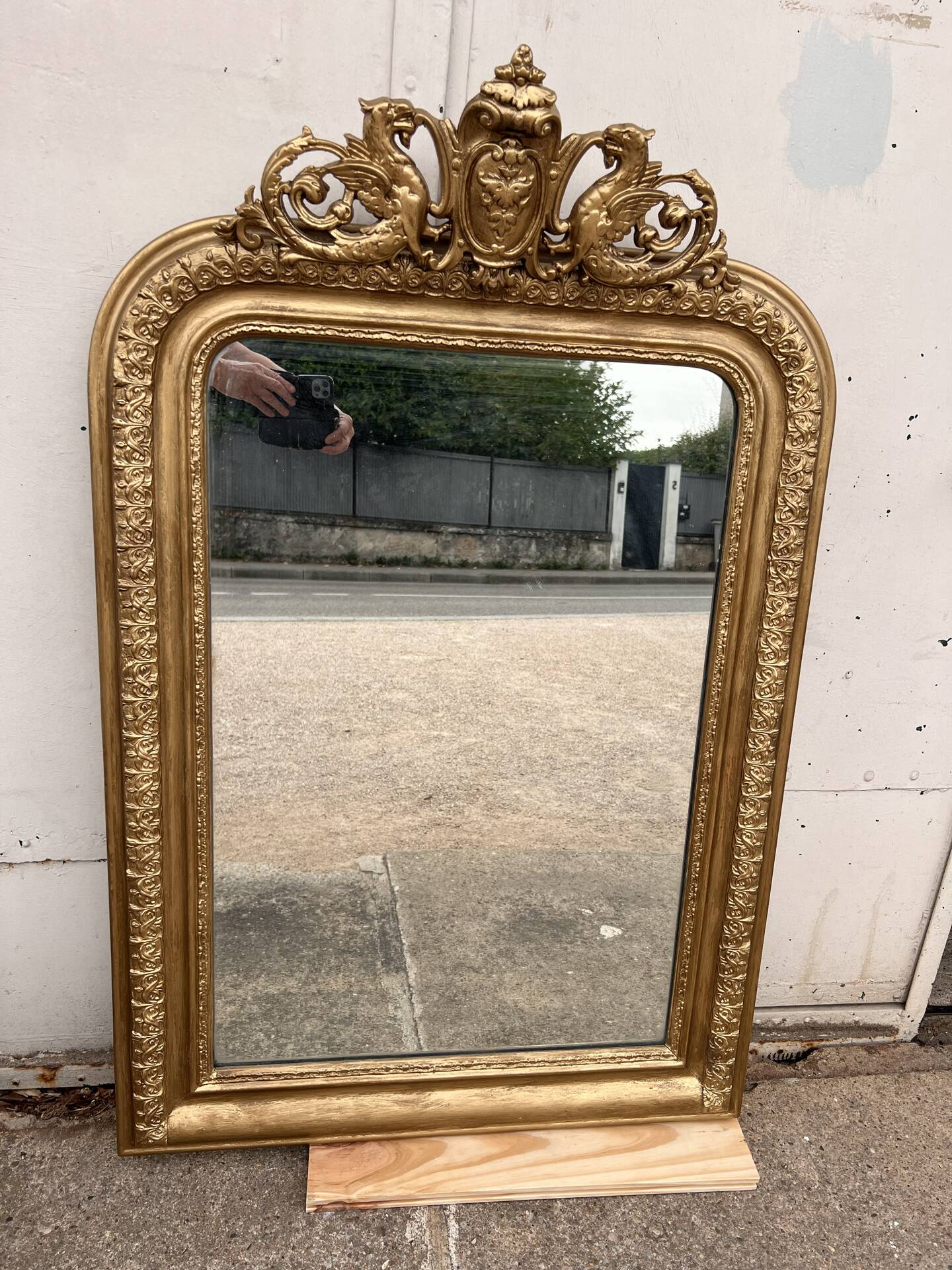 Louis Philippe gilded mirror