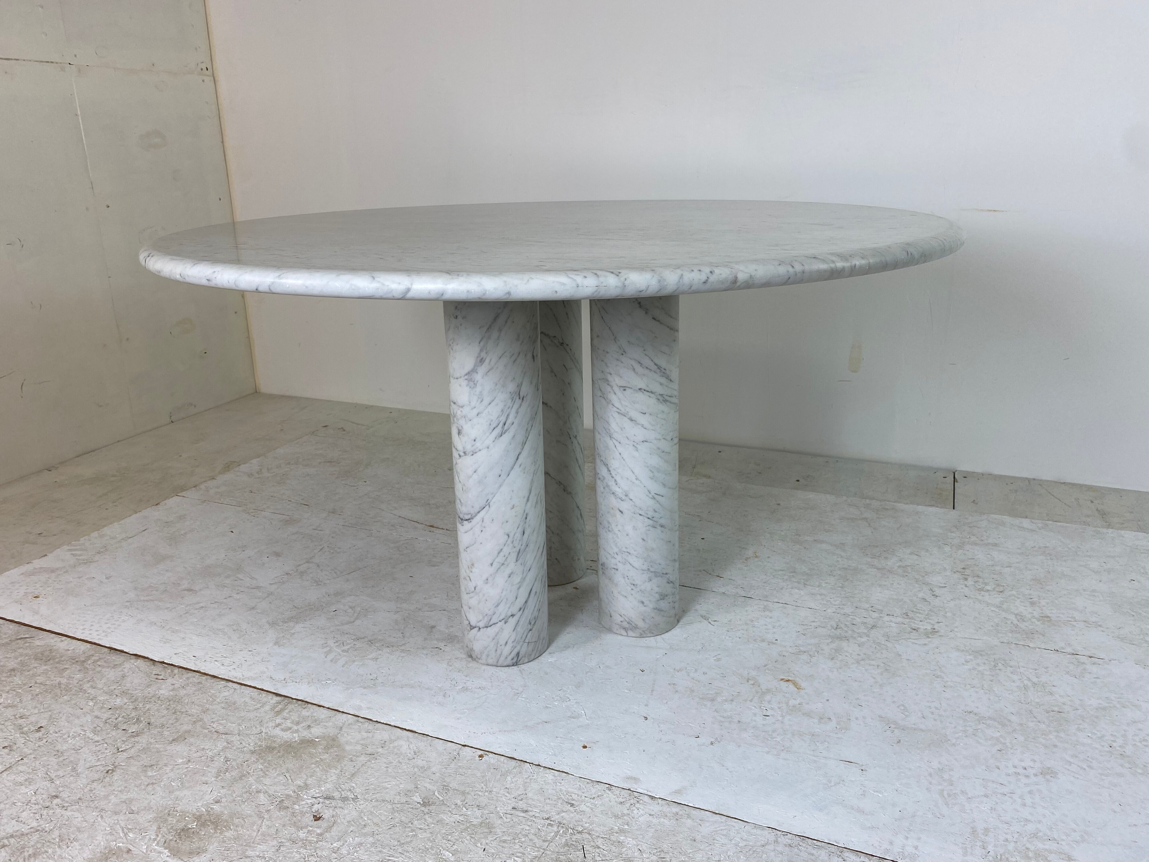 Vintage Marble Dining Table 1970