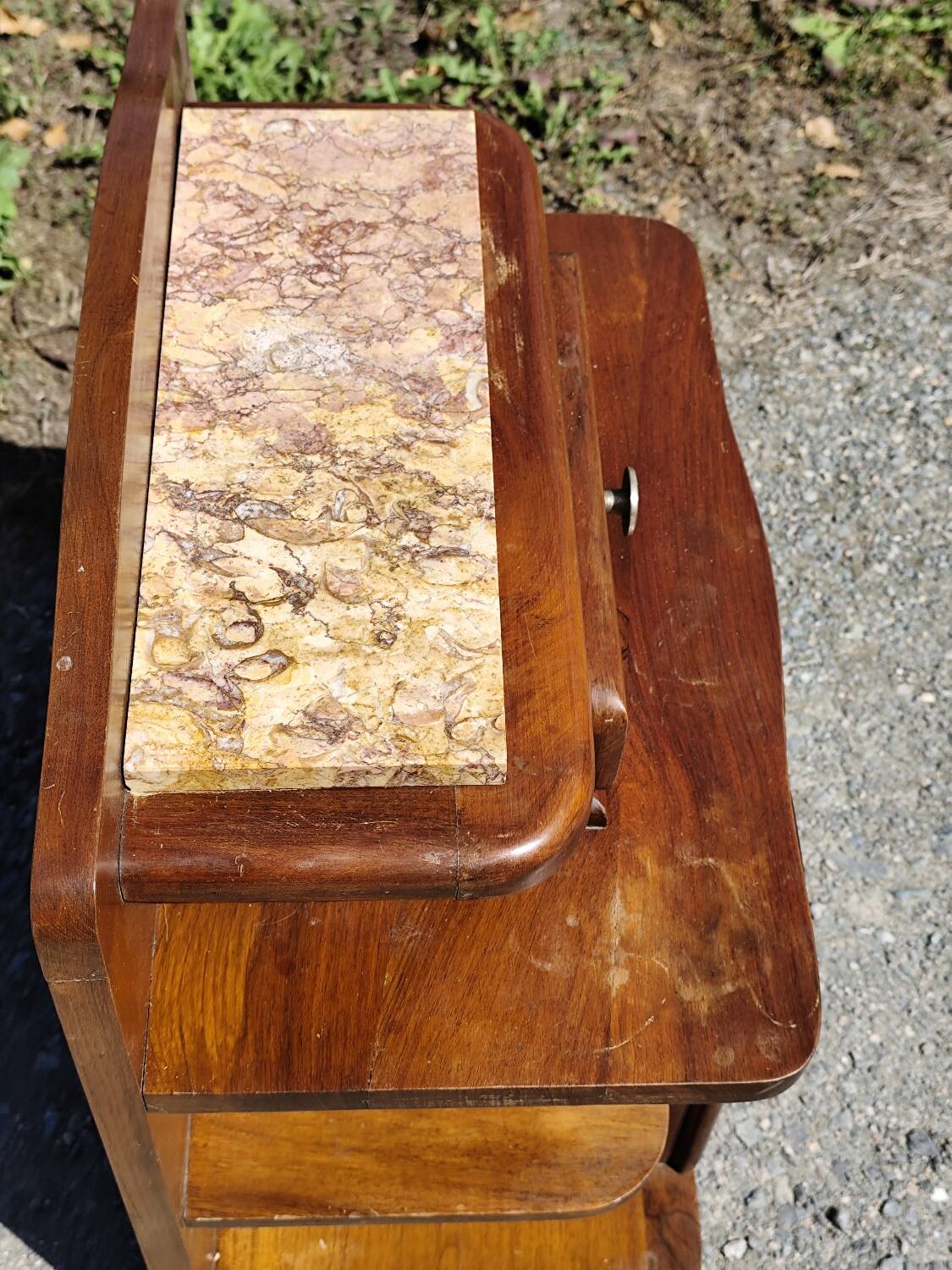 Paire de chevets bois année 50