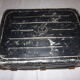Metal black wrist Navy leather case