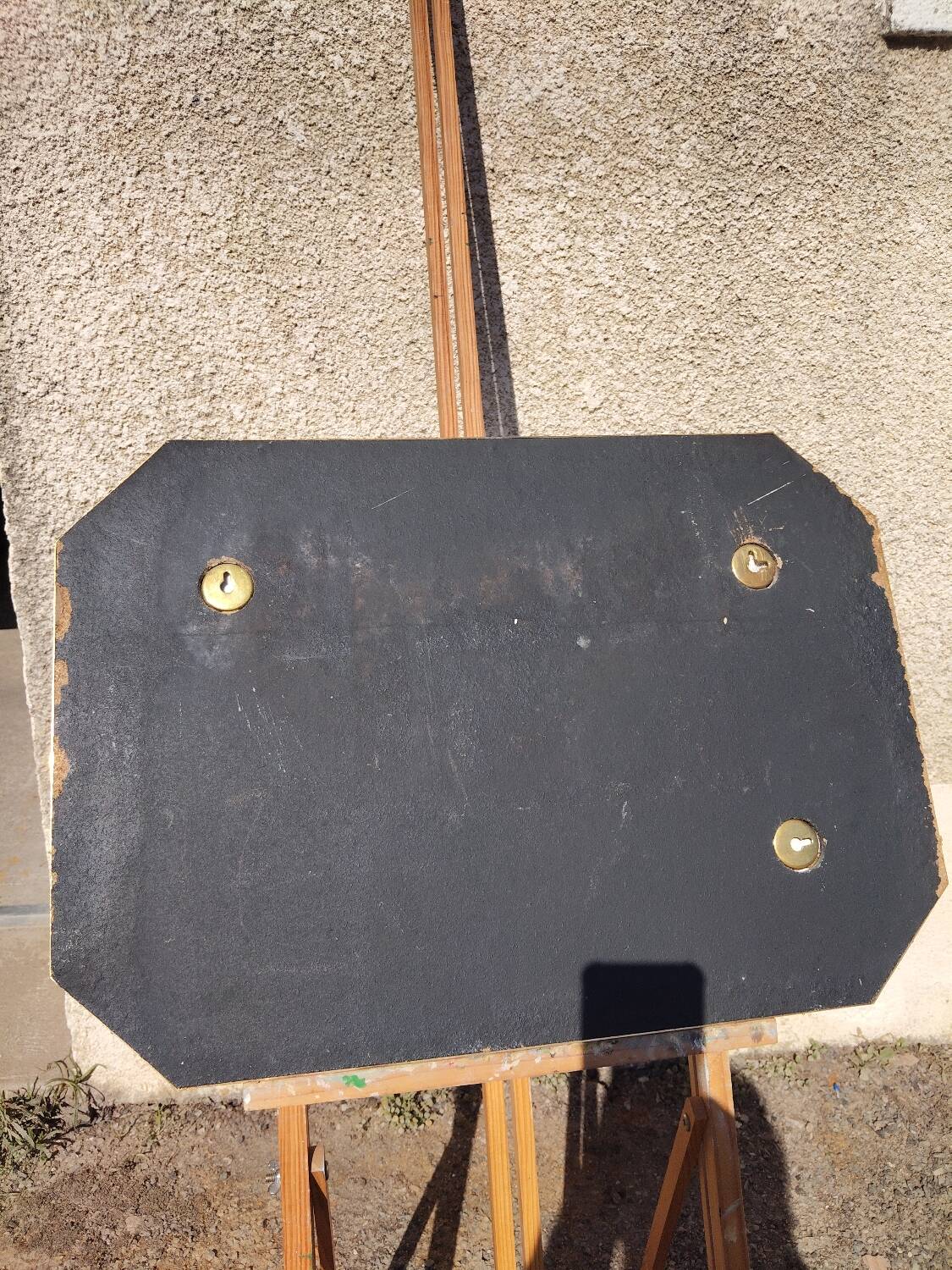 Charming vintage wall mirror from the 1960s-1970s. It stands out.