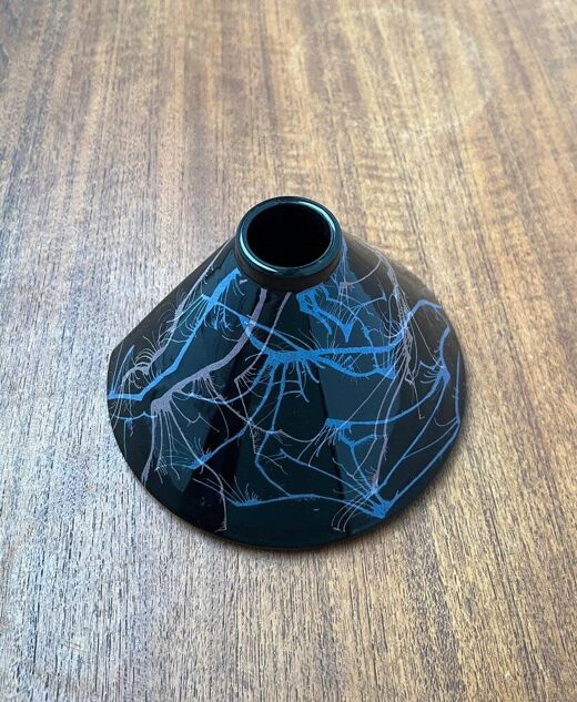 Postmodern West German pottery vase by Steuler, 1980s.