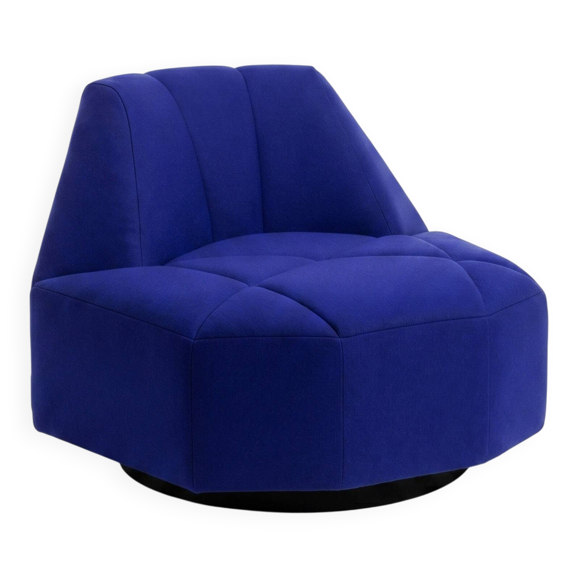Contemporary swivel armchair - like new condition