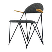 Retro Vintage Danish Cane Desk Chair Office Armchair 50s 60s Mid Century Modern