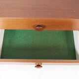 Bedside table with drawers in teak of Danish design manufactured by PBJ Furniture,  1960s