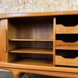 60s 70s Teak Sideboard Credenza by Johannes Andersen for Silkeborg CFC