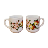 Set of 2 mugs Arcopal model apples