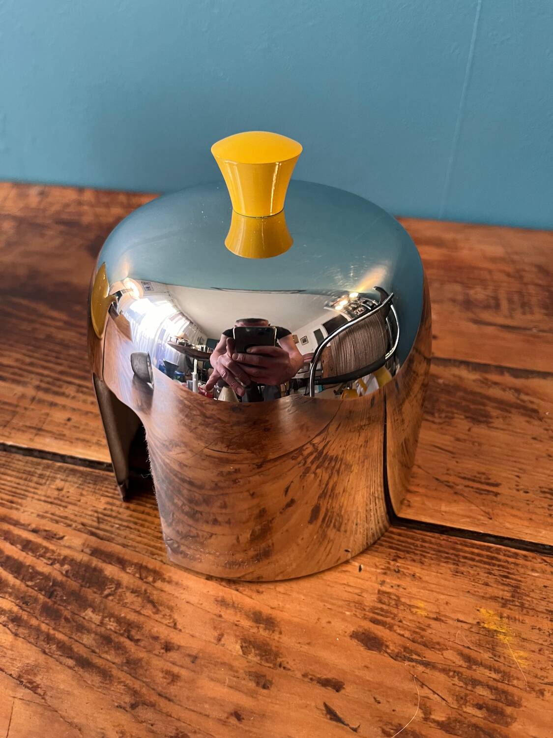 Yellow teapot salam tea guy degrenne vintage 4 cups