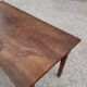 Table de ferme rustique en noyer -1m70