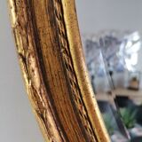 Mirror gilded wood beveled napoleon 50x71cm