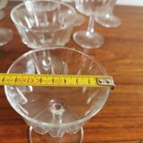 12 vintage champagne glasses