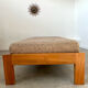Wooden sofa design Regain France vintage 60s
