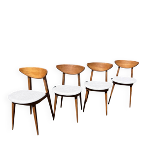 (Lot) 4 chaises baumann