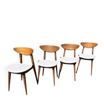(Lot) 4 Baumann Chairs (Fontania model) Restored