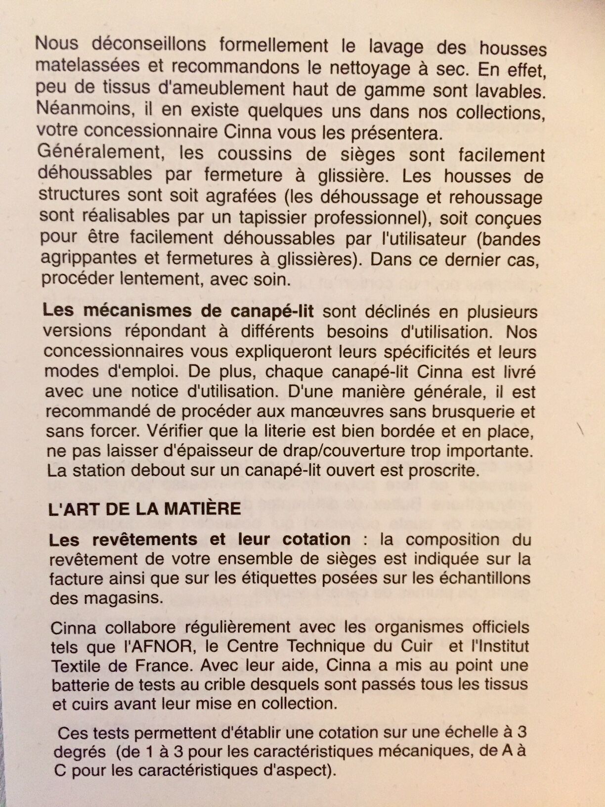 Sofa chaise Pascal Mourgue - edition Cinna