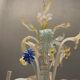 Italian harlequin chandelier in Venetian murano glass