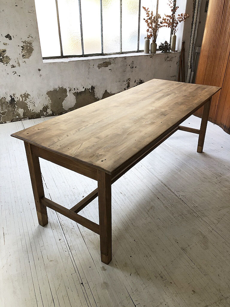 2m pine farm table