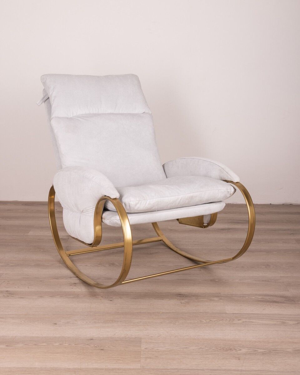Rocking-chair vintage 70s Design G. Faleschini