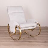 Rocking-chair vintage 70s Design G. Faleschini