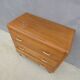 commode vintage en bois pieds compas