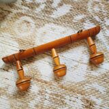 Vintage wooden coat rack