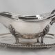 Idiot, double sauce boat + liners, Minerva silver, excellent condition, 19th century, 1.798 kg