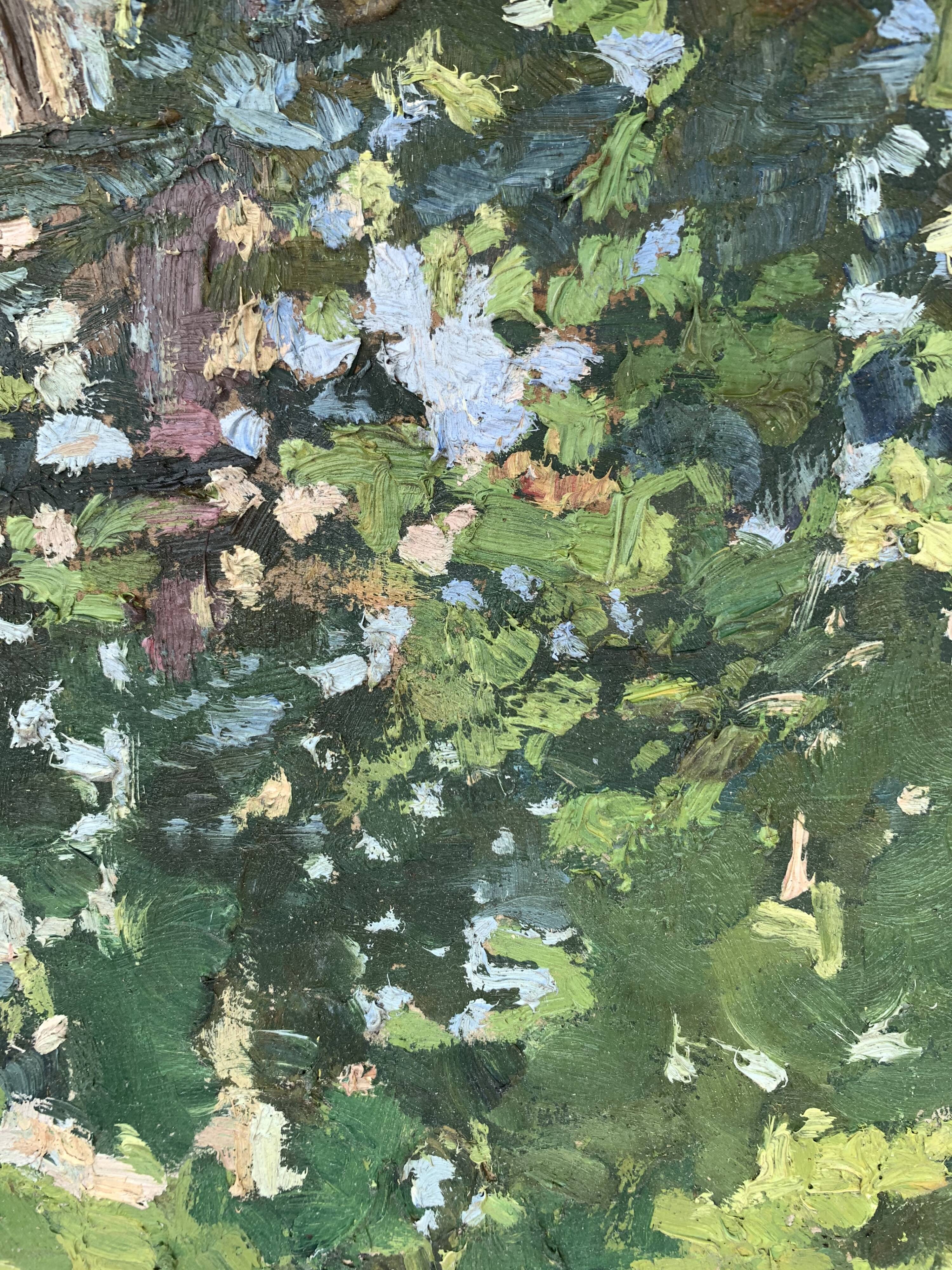 Oil on cardboard by Georges Chateau 1925