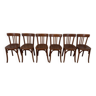 6 chaises bistrot Baumann