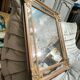 Louis XIV style mirror with giltwood and side panels