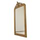 Miroir doré français Louis Philippe antique, fin du 19e siècle