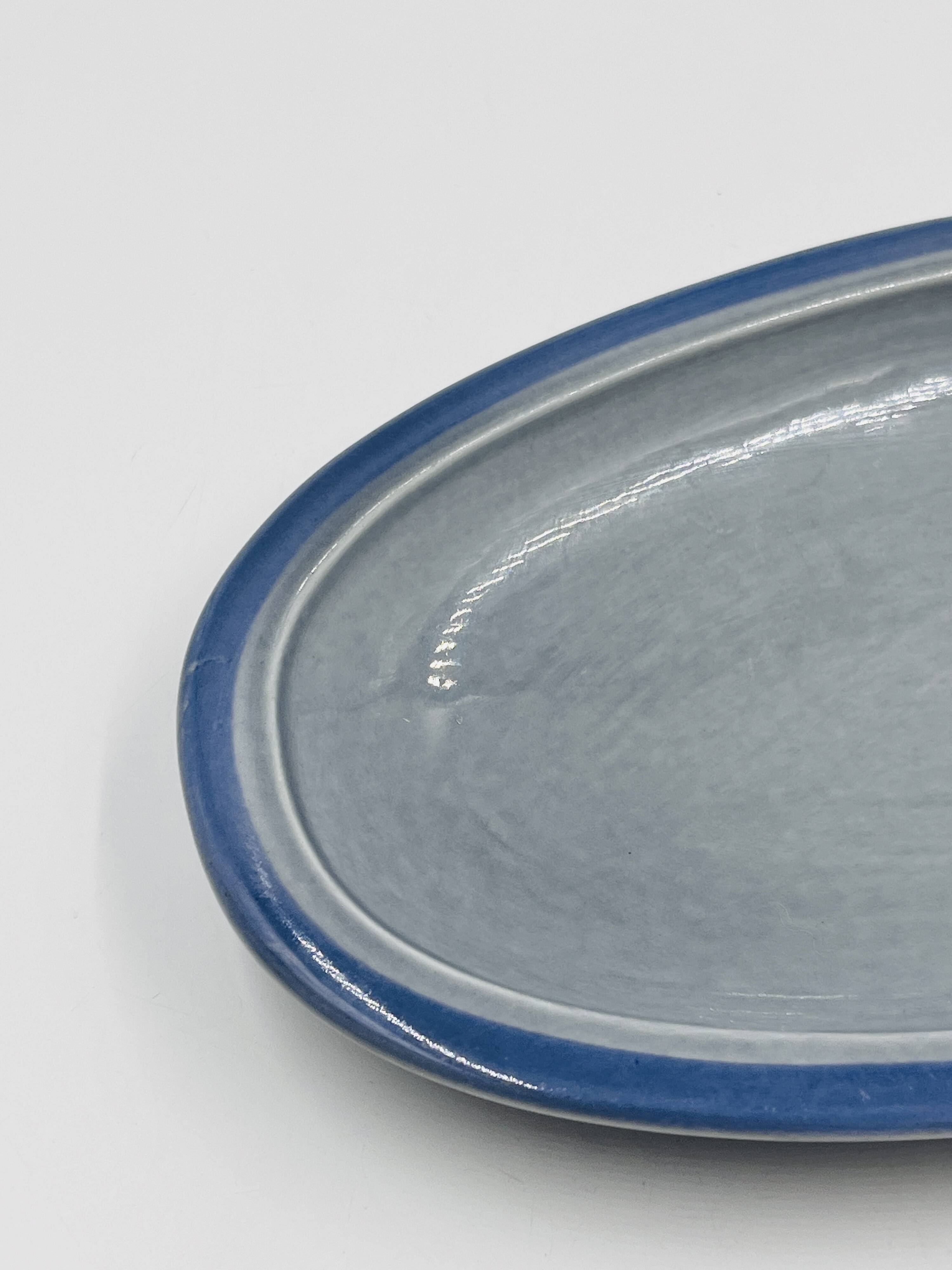 Boch Belgium blue dish