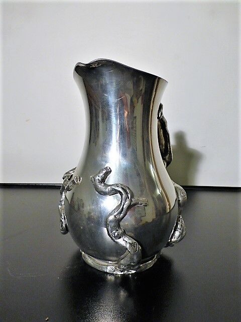 Jug in tin pascal morabito. twentieth century