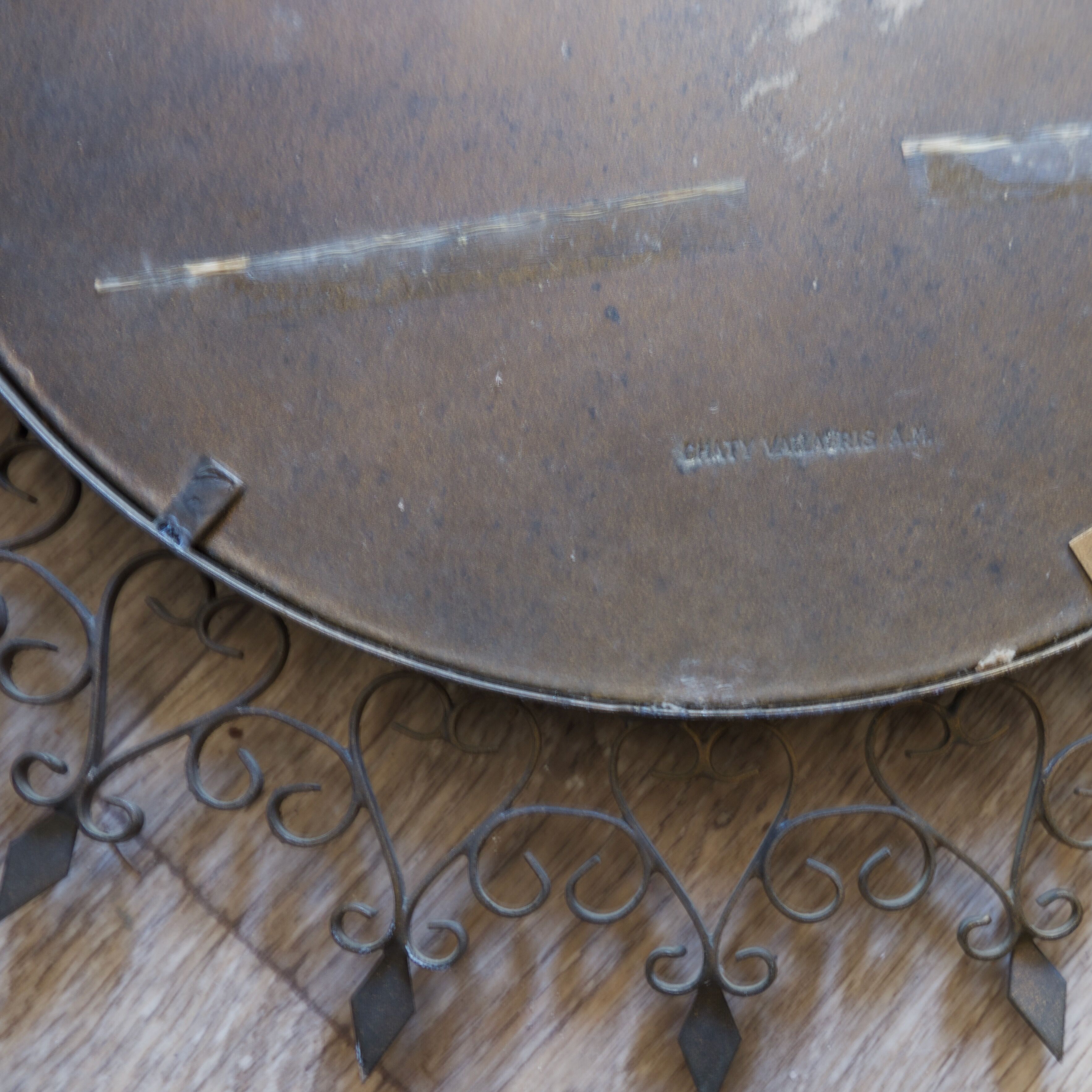 Chaty Vallauris vintage mirror 43cm