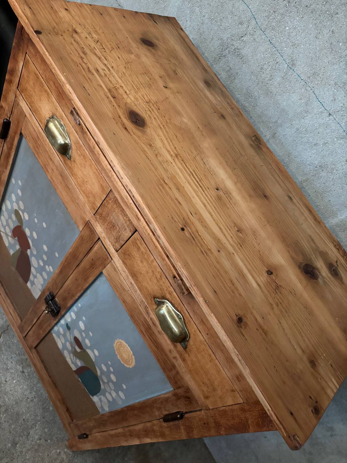 Parisian buffet naive painting