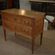 Commode de style Louis XVl en merisier 2 tiroirs estampillée Lechevalier. P.