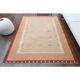 1970s Vintage Turkish Oushak Handmade Wool Cotton Orange Area Rug 173x223