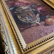 Painting hst/p attr. constant louche (1880-1965) "orientalist still life"