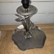 Lampe art déco en étain des années 1930